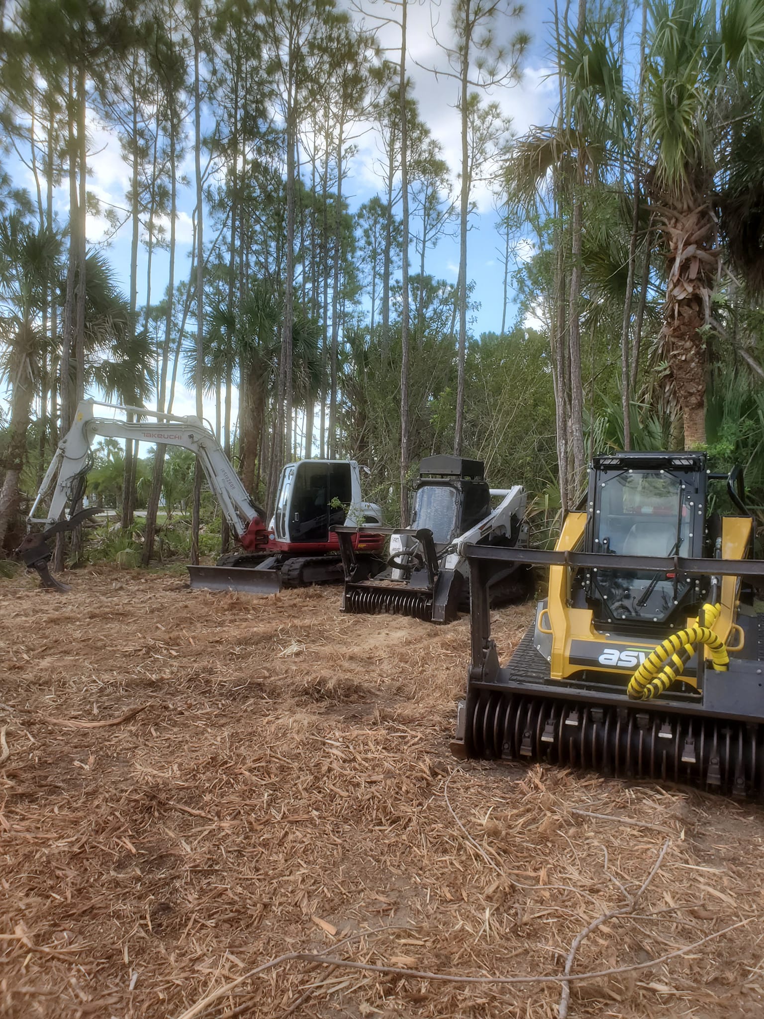 Mulching Machine! Devine Land Mangement